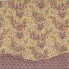 RLF Home Lavender Days Trimmed Glory 100% Cotton with Fully Lined 3" Rod Pocket Valnance for Windows 50" x 16" Lavender