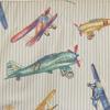 RLF Home Air Show Cornice 100% Cotton with Fully Lined 3" Rod Pocket Valnance for Windows 50" x 17" Antique