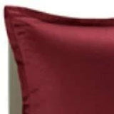 Brielle Home 100% Premium 250 TC Modal Bedding Collection Sateen Duvet Cover 68" x 86" and One 20" x 26" Sham Twin Dark Red