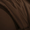 Brielle Home 250 Thread Count Modal Sateen Duvet Cover Set with 2 Shams Full/Queen 90 x 98 Chocolate