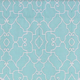RLF Home Haven Trimmed Cornice 100% Cotton with Fully Lined 3" Rod Pocket Valnance for Windows 50" x 17"