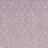 RLF Home Haven Trimmed Cornice 100% Cotton with Fully Lined 3" Rod Pocket Valnance for Windows 50" x 17"