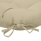 Habitat Tufted Ultra Soft Comfortable Chair Pad Pack of 2 Each 15" X 15" Buff