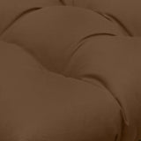 Habitat Tufted Ultra Soft Comfortable Chair Pad Pack of 2 Each 15" X 15" Brown