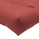 Habitat Tufted Ultra Soft Comfortable Chair Pad Pack of 2 Each 15" X 15" Red