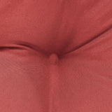 Habitat Tufted Ultra Soft Comfortable Chair Pad Pack of 2 Each 15" X 15" Red