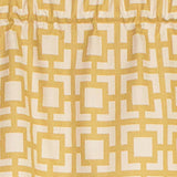 RLF Home Gigi Tailored Window Treatment Valance Saffron 3" Rod Pocket 50" x 14" Yellow