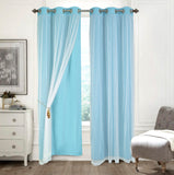 RT Designers Hendrix Double Layer Blackout Grommet Panel Pair - 2-Piece