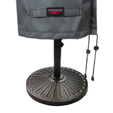 Summerset Shield Titanium 3-Layer Polyester Weather Resistant Umbrella Cover - Dark Grey