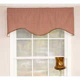 RLF Home Meadow Cornice 100% Cotton with Fully Lined 3" Rod Pocket Valnance for Windows 50" x 17"