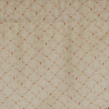 RLF Home Rosie Corded Cornice 100% Cotton with Fully Lined 3" Rod Pocket Valnance for Windows 50" x 17" Pink