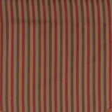 RLF Home Olivia Stripe Trimmed Cornice 100% Cotton with Fully Lined 3" Rod Pocket Valnance for Windows 50" x 17" Multi
