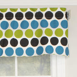 RLF Home Fanci Tailored 100% Cotton with Fully Lined 3" Rod Pocket Valnance for Windows 50" x 14" Multi