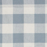 Grande Check Regal Style 3" Rod Pocket Valance 50" x 17" Blue by RLF Home