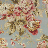 RLF Home Fleurette Tailored 100% Cotton with Fully Lined 3" Rod Pocket Valnance for Windows 50" x 14" Mist