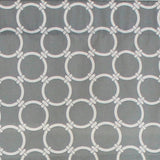 RLF Home Ringlets Tailored 100% Cotton with Fully Lined 3" Rod Pocket Valnance for Windows 50" x 14" Gray