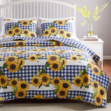 Greenland Home Fashions Barefoot Bungalow Sunflower Pillow Sham - Gold