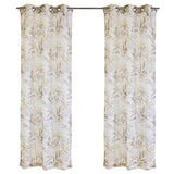 Commonwealth Outdoor Decor Antigua Sheer Grommet Curtain - Yellow