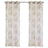 Commonwealth Outdoor Decor Antigua Sheer Grommet Curtain - Yellow