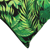 Outdoor Decor by Commonwealth Foliage Outdoor Pillow Cover 24" x 24" Black (Cover Only)