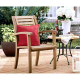 Outdoor Decor by Commonwealth Solid Outdoor Pillow Cover 18" x 18" Red (Cover Only)