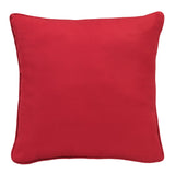 Outdoor Decor by Commonwealth Solid Outdoor Pillow Cover 18" x 18" Red (Cover Only)