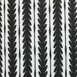 Outdoor Decor by Commonwealth Ebony Geo Stripe Outdoor Pillow Cover 18" x 18" Black (Cover Only)