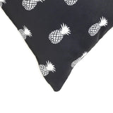Outdoor Decor by Commonwealth Urban Chic Pineapple Print Outdoor Pillow Cover 18" x 18" Navy (Cover Only)