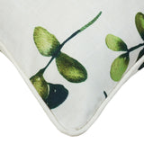 Outdoor Decor by Commonwealth Aqua Geo Flower Print Outdoor Pillow Cover 18" x 18" Multi (Cover Only)
