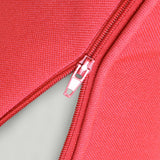 Outdoor Decor by Commonwealth Ruby Red Outdoor Solid Lumbar Pillow Cover 14" x 26" Red (Cover Only)