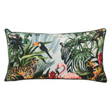 Outdoor Decor by Commonwealth Jungle Animals Print Lumbar Outdoor Pillow Cover 14" x 26" Multi (Cover Only)