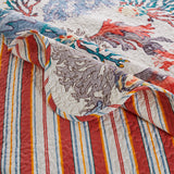 Barefoot Bungalow Atlantis Jade Blanket Throw - 50x60", Coral