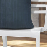 Outdoor Decor by Commonwealth Urban Chic Outdoor Solid Textured Pillow Cover 18" x 18" Navy (Cover Only)