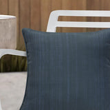 Outdoor Decor by Commonwealth Urban Chic Outdoor Solid Textured Pillow Cover 18" x 18" Navy (Cover Only)