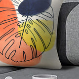 Outdoor Decor by Commonwealth Banana Leaf Print Outdoor Pillow Cover 18" x 18" Multi (Cover Only)