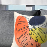 Outdoor Decor by Commonwealth Banana Leaf Print Outdoor Pillow Cover 18" x 18" Multi (Cover Only)