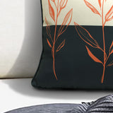 Outdoor Decor by Commonwealth Orange Stems Print Outdoor Pillow Cover 18" x 18" Multi (Cover Only)