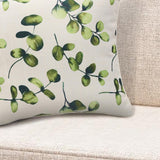 Outdoor Decor by Commonwealth Tropical Outdoor Printed Pillow Cover 18" x 18" Green (Cover Only)