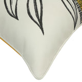 Outdoor Decor by Commonwealth Half Yellow Print Outdoor Pillow Cover 18" x 18" Multi (Cover Only)