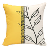 Outdoor Decor by Commonwealth Half Yellow Print Outdoor Pillow Cover 18" x 18" Multi (Cover Only)
