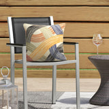 Outdoor Decor by Commonwealth Modern Lines Print Outdoor Pillow Cover 18" x 18" Multi (Cover Only)