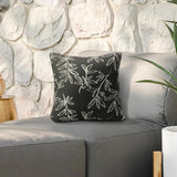 Outdoor Decor by Commonwealth Printed Outdoor Pillow Cover 18" x 18" Black and White (Cover Only)
