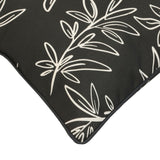 Outdoor Decor by Commonwealth Printed Outdoor Pillow Cover 18" x 18" Black and White (Cover Only)