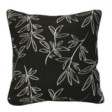 Outdoor Decor by Commonwealth Printed Outdoor Pillow Cover 18" x 18" Black and White (Cover Only)