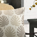 Outdoor Decor by Commonwealth Palm Print Outdoor Pillow Cover 18" x 18" Multi (Cover Only)