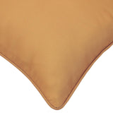 Outdoor Decor by Commonwealth Solid Olefin Textured Outdoor Pillow Cover 18" x 18" Mustard (Cover Only)