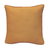 Outdoor Decor by Commonwealth Solid Olefin Textured Outdoor Pillow Cover 18" x 18" Mustard (Cover Only)