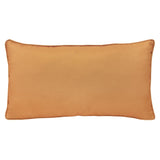 Outdoor Decor by Commonwealth Solid Olefin Textured Lumbar Outdoor Pillow Cover 14" x 26" Mustard (Cover Only)