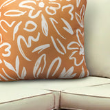 Outdoor Decor by Commonwealth Printed Outdoor Pillow Cover 18" x 18" Mustard (Cover Only)