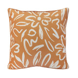 Outdoor Decor by Commonwealth Printed Outdoor Pillow Cover 18" x 18" Mustard (Cover Only)
